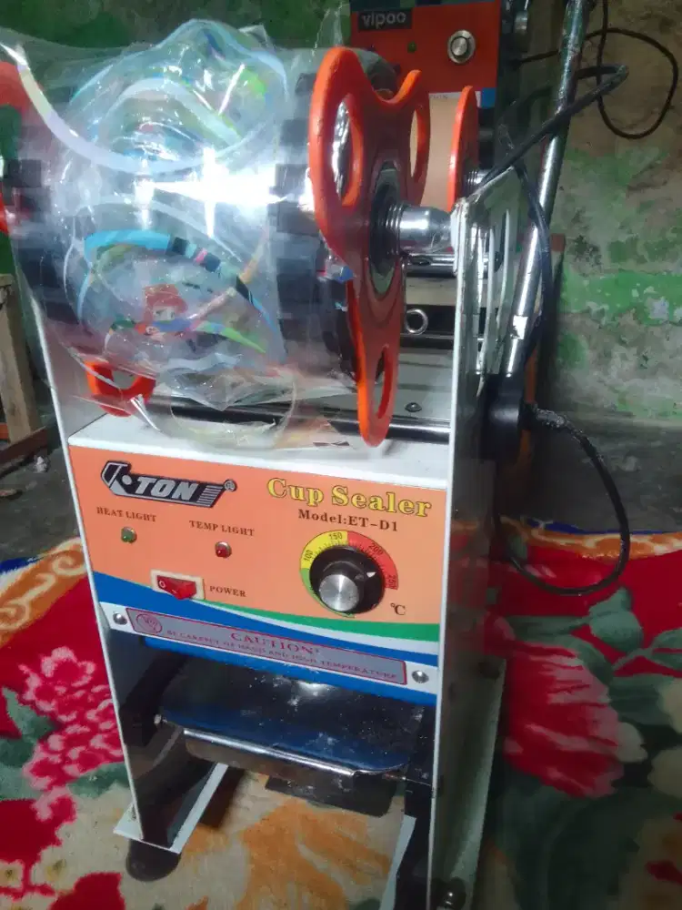 DI JUAL MESIN CUP PRESS MERK E-TON