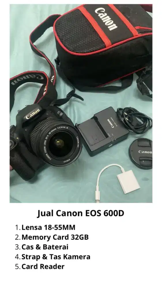 CAMERA CANON EOS 600D