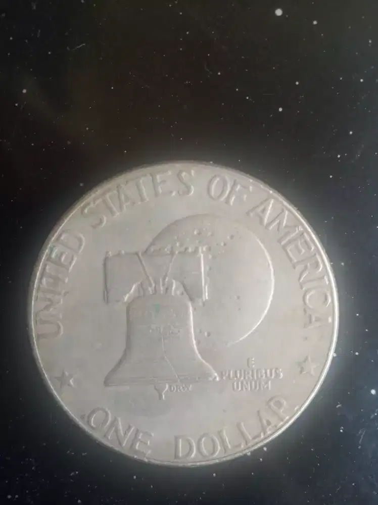 ONE DOLLAR koin jadul, langka