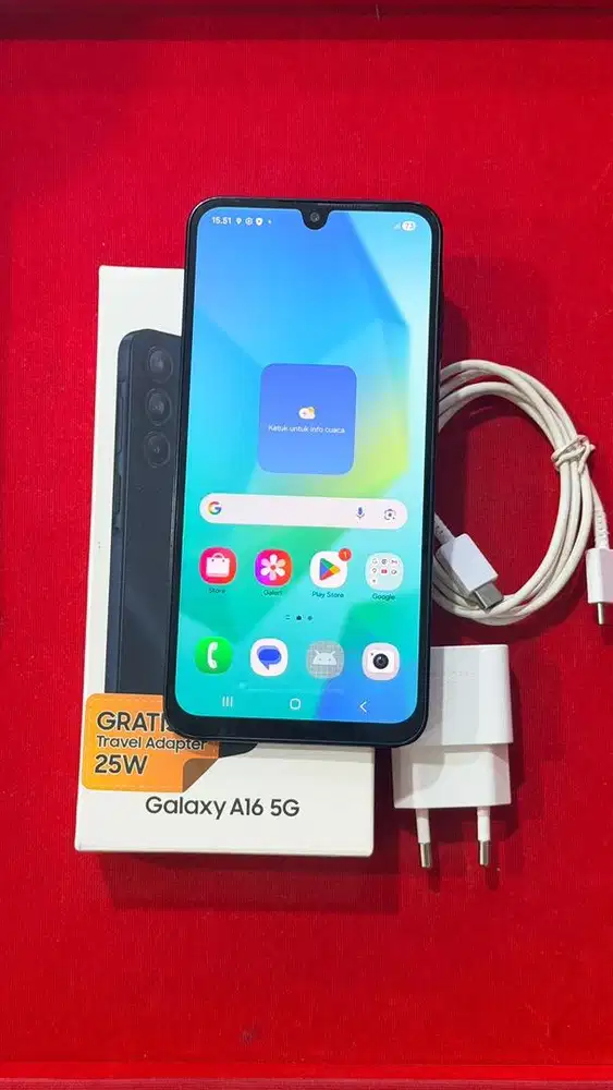 Samsung A16 Black 5G 8/256GB SEIN Lengkap