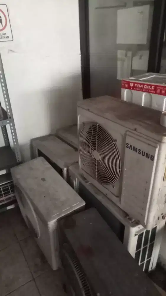 AC 1 PK TOTAL 7 UNIT LENGKAP INDOOR OUTDOOR SHARP DAIKIN SAMSUNG GREE