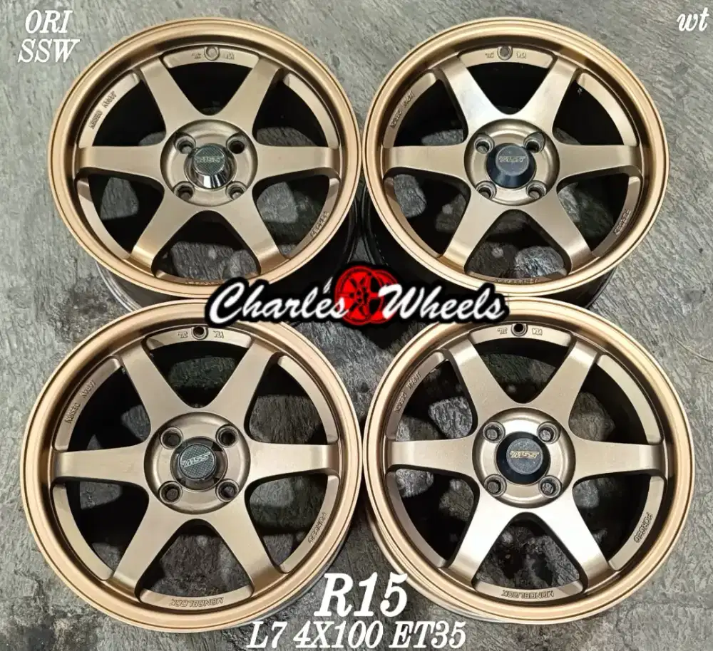 VELG COPOTAN RACING TE37 R15 SSW ORI