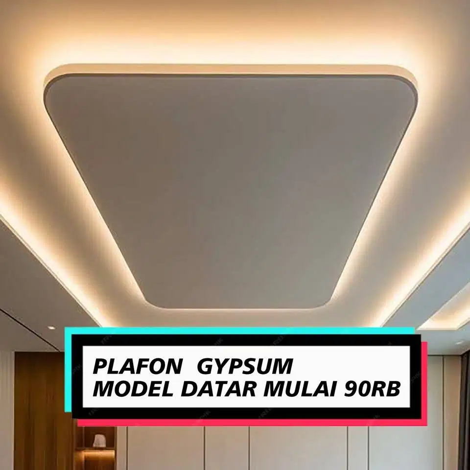 PLAFON GYPSUM TERPASANG