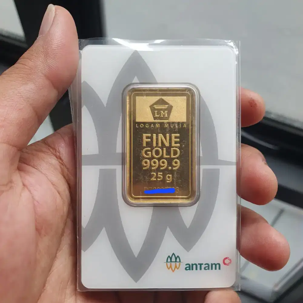 Emas Antam 25 gr gram RM Surabaya Sidoarjo Gresik sekitarnya