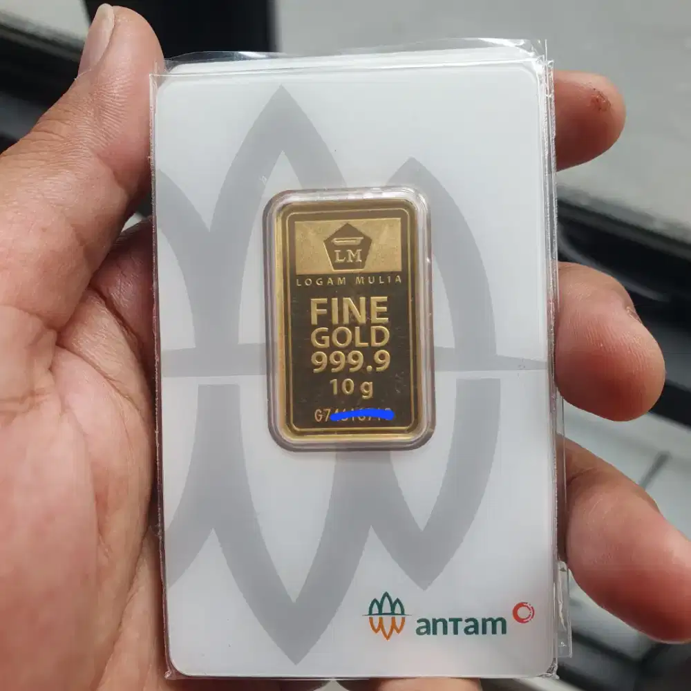 Antam Emas 10 gr gram RM Surabaya Gresik Sidoarjo Sekitarnya