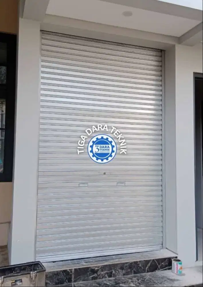 Menjual Rolling Door Warung, Rolling Door Perforated, One Sheet
