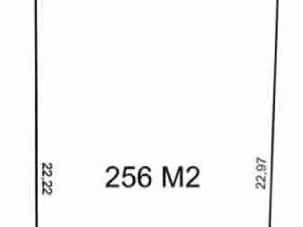 Rumah Lama Hitung Tanah SHM Luas 250m Lebar Muka 12m Hadap Utara 400m McDonald Kemang