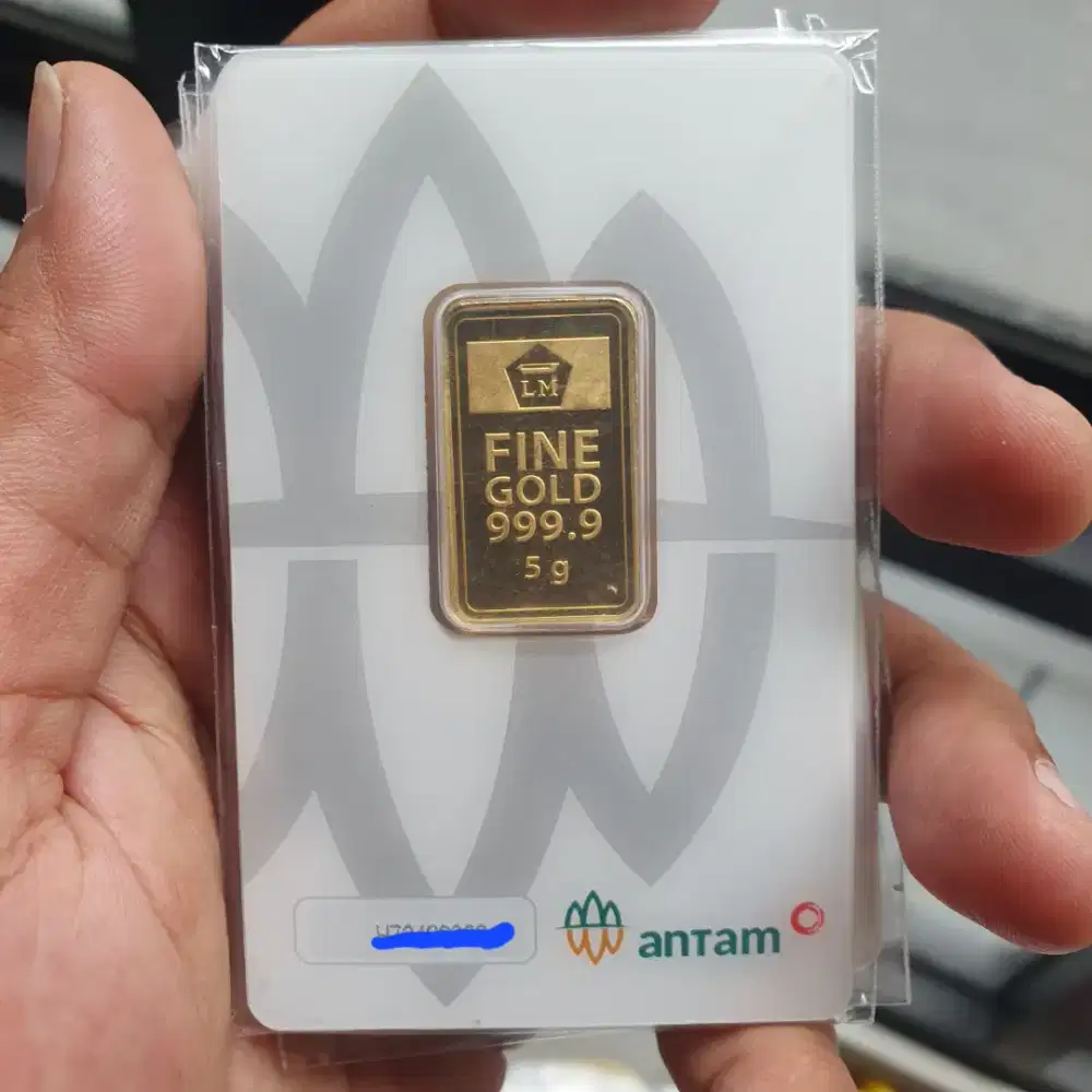 Emas Antam 5 gr gram RM Surabaya Gresik Sidoarjo sekitarnya