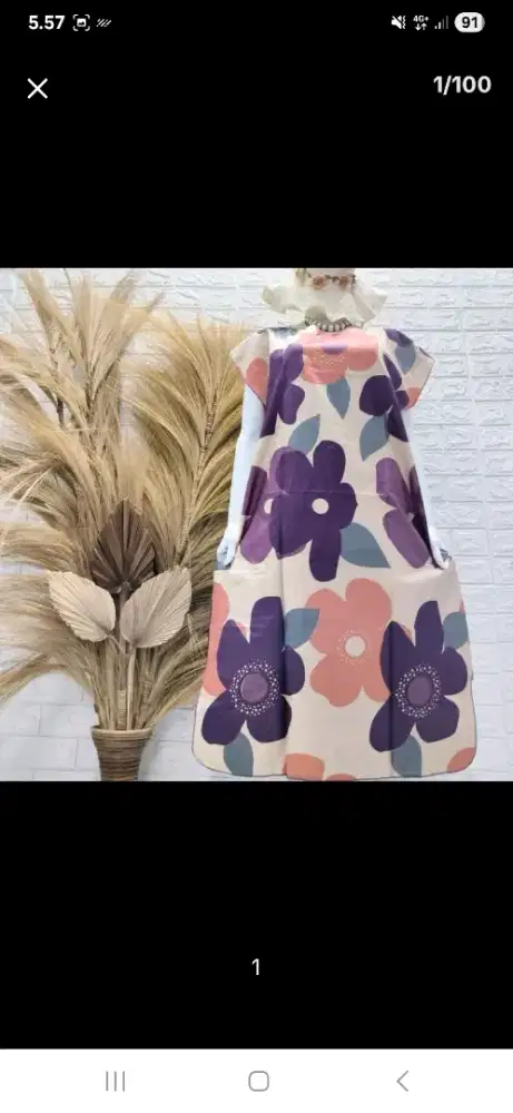 Daster jumbo bahan adem