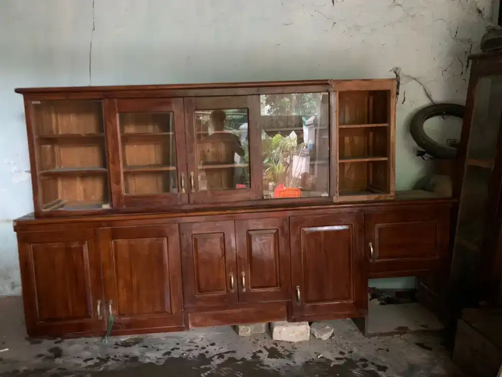 Kitchen set kayu jati Tua