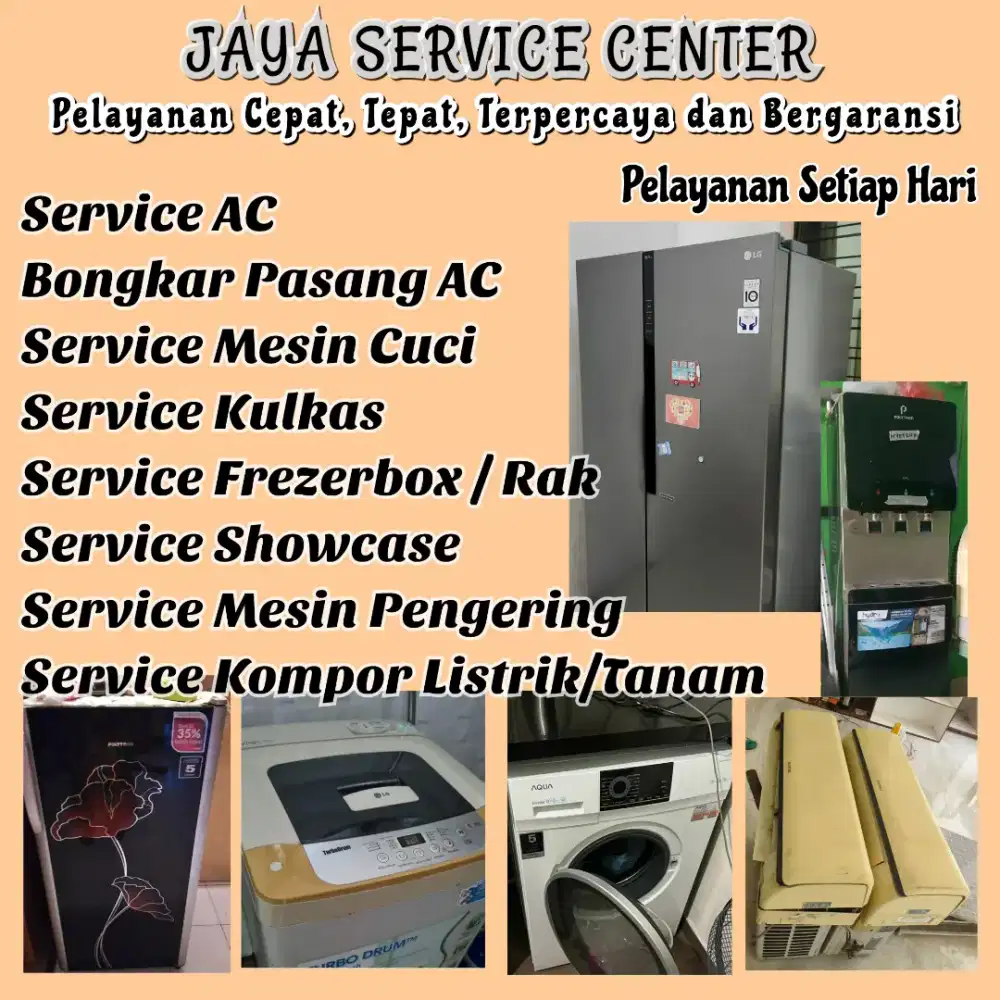 Service Kulkas Bongkar Pasang AC Servis Mesin Cuci AC Frezer Asemrowo