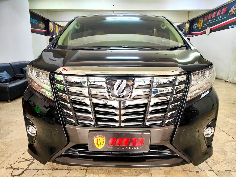 BEST CONDITION TOYOTA ALPHARD G ATPM 2017 HITAM