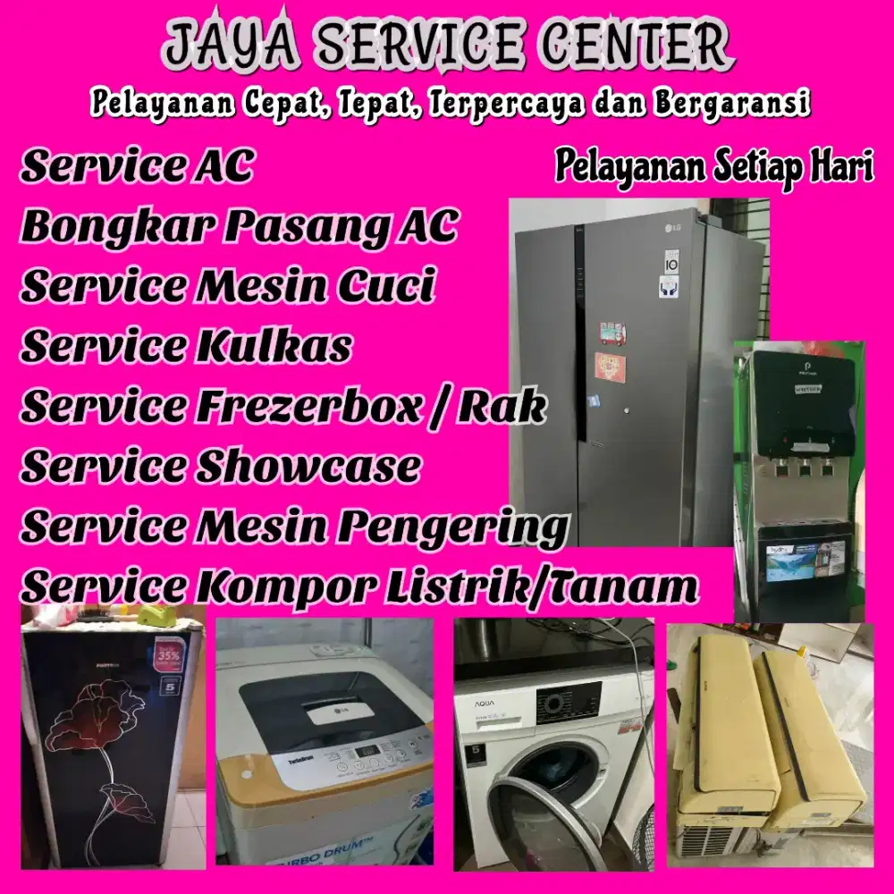 Service Kulkas Frezer Mesin Cuci Bongkar Pasang AC Servis AC Surabaya
