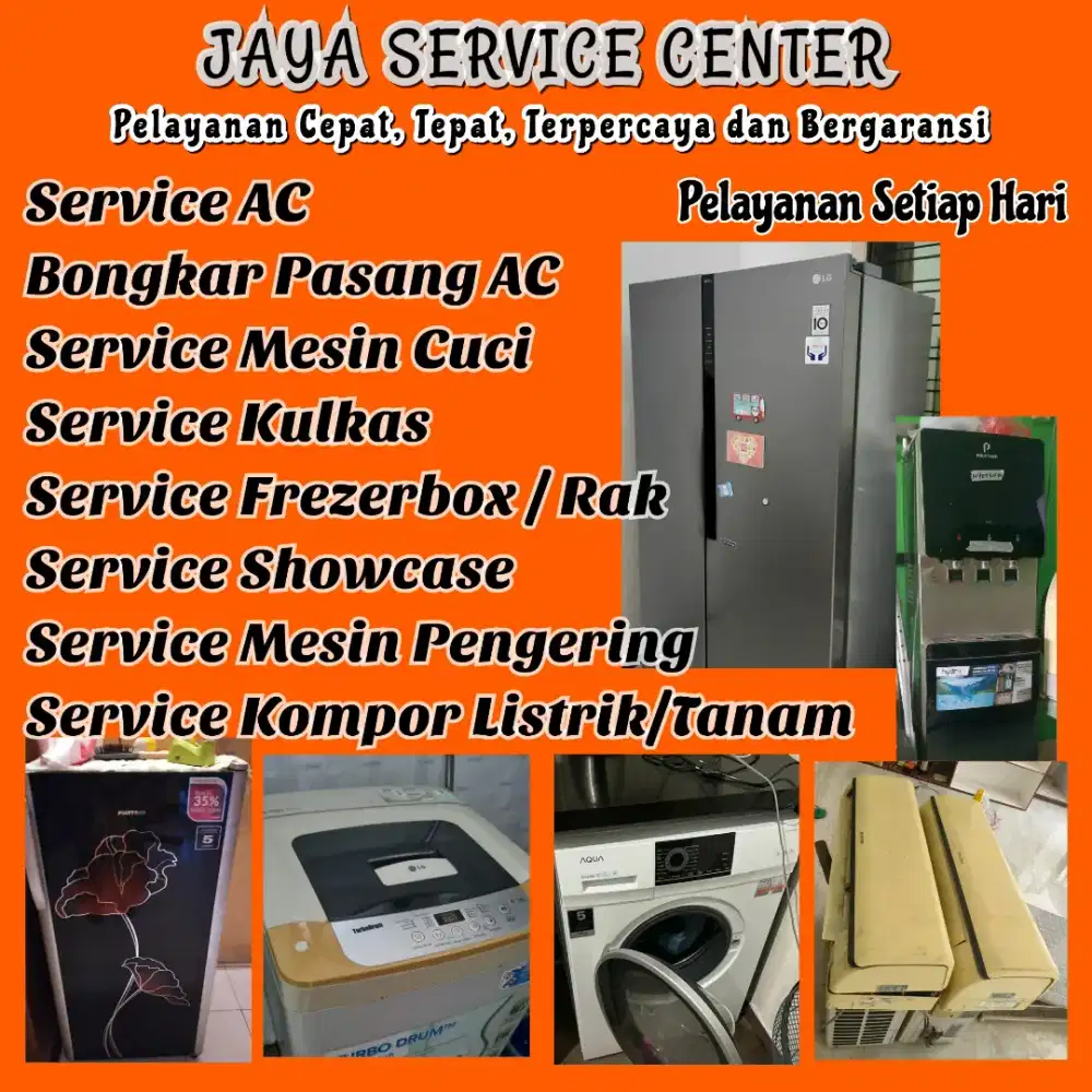 Service Kulkas Frezer Bongkar Pasang Servis AC Mesin Cuci HR Muhamad