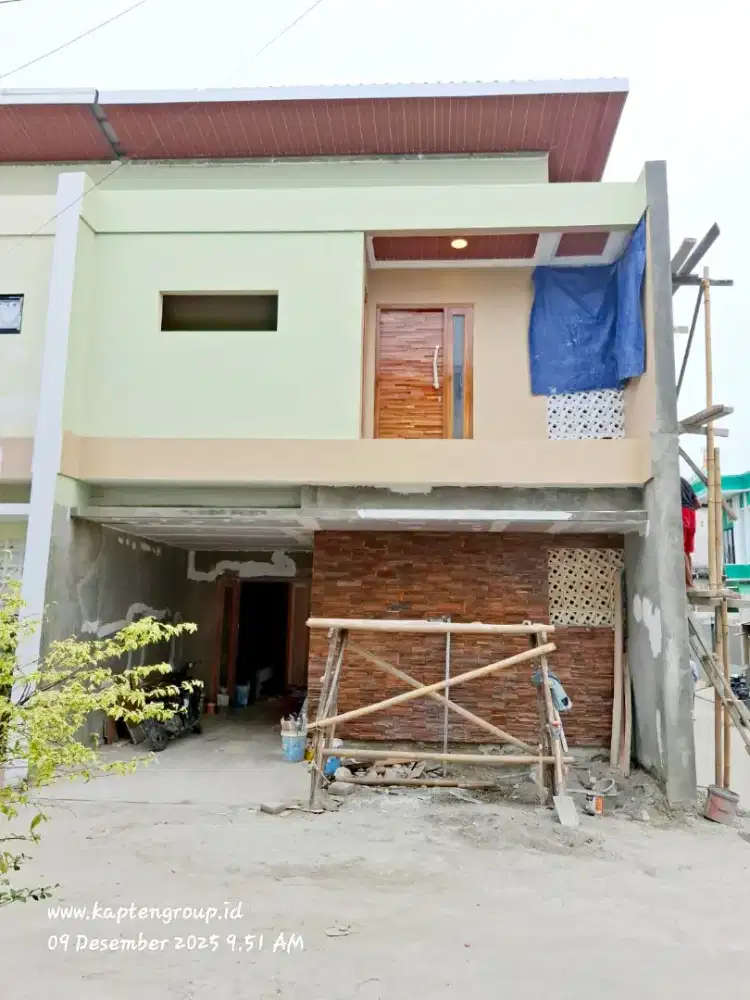DIJUAL RUMAH 2,5 LANTAI ON PROSES PEMBANGUNAN, DI PERWIRA KOTA BEKASI.