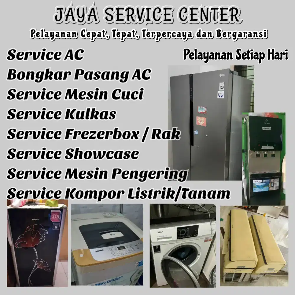 Service Mesin Cuci Kulkas Bongkar Pasang Servis AC Frezer Krembangan