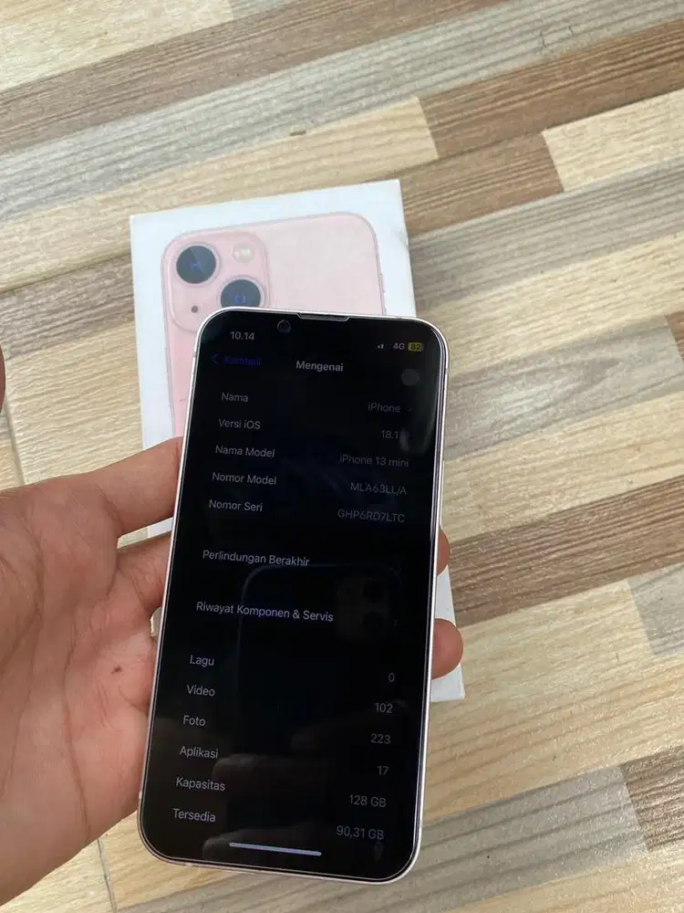 Jual iphone 13 mini pink 128gb