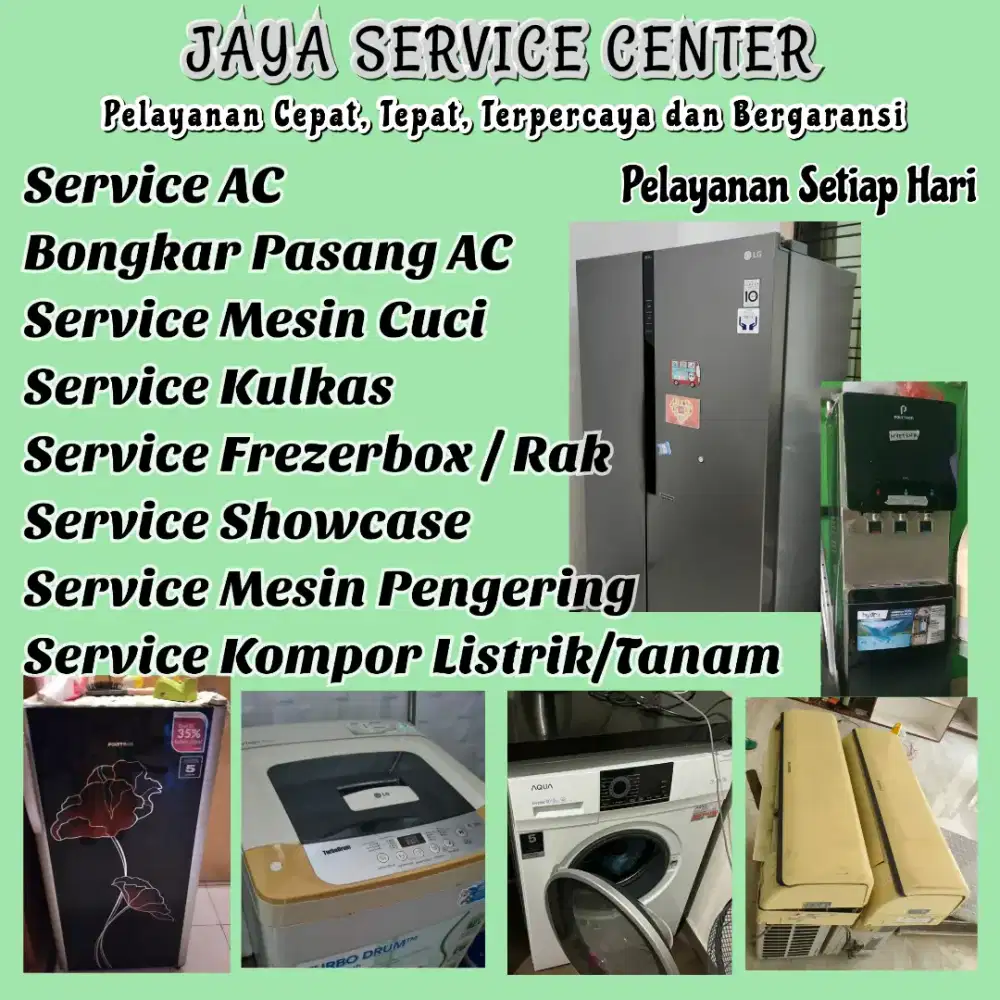 Service Kulkas Mesin Cuci Bongkar Pasang AC Servis AC Pabean Cantikan