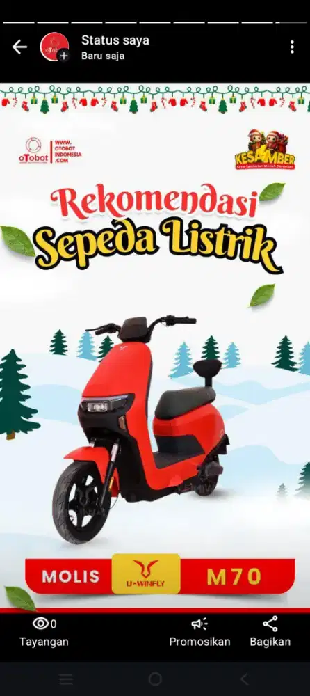 Sepeda listrik baru