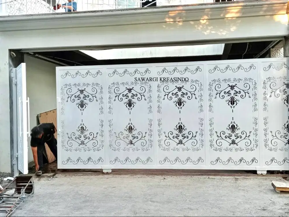 Pagar besi rumah minimalis modern model beragam | sawargi kreasindo