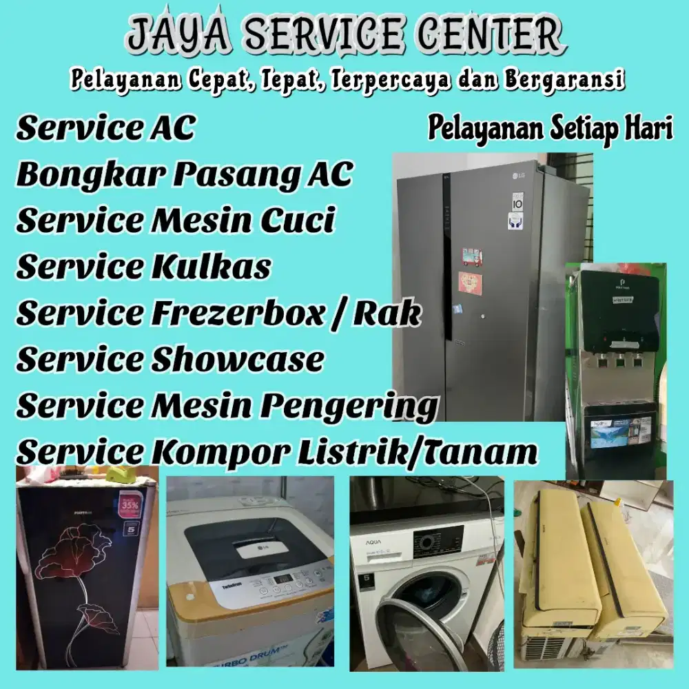 Service Kulkas Frezer Bongkar Pasang AC Servis AC Mesin Cuci Pakuwon