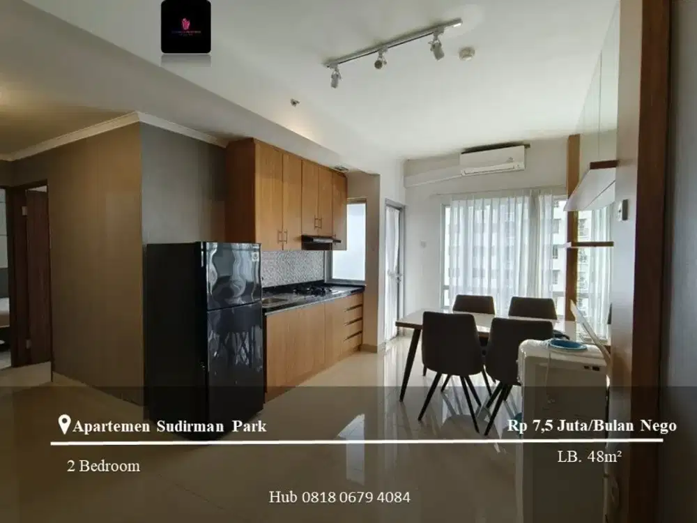 Disewakan Apartement Sudirman Park Mid Floor 2BR Furnished