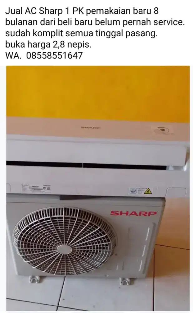 Jual AC Sharp 1 PK
