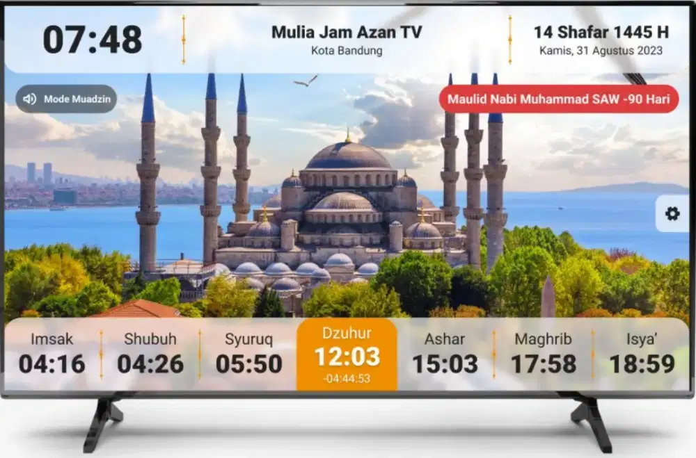 Sales Freelance Jam Azan TV