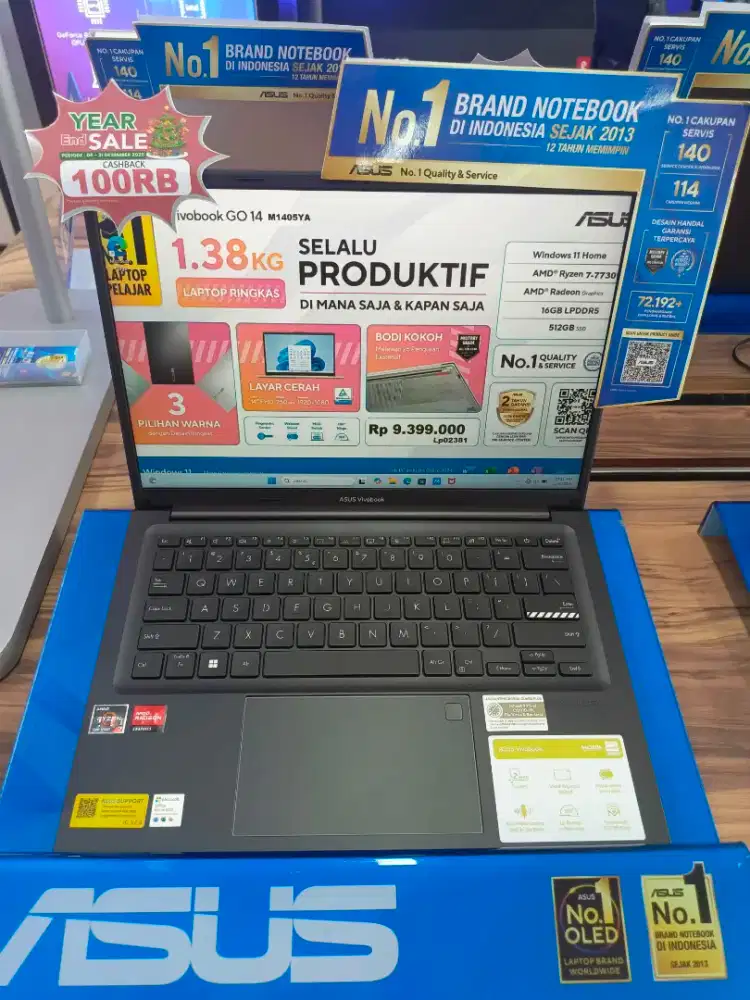 Kredit laptop Asus VIVOBOOK GO 14 M1405YA