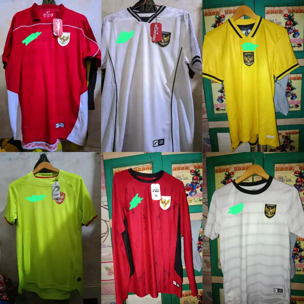 Sepaket jersey timnas Indonesia