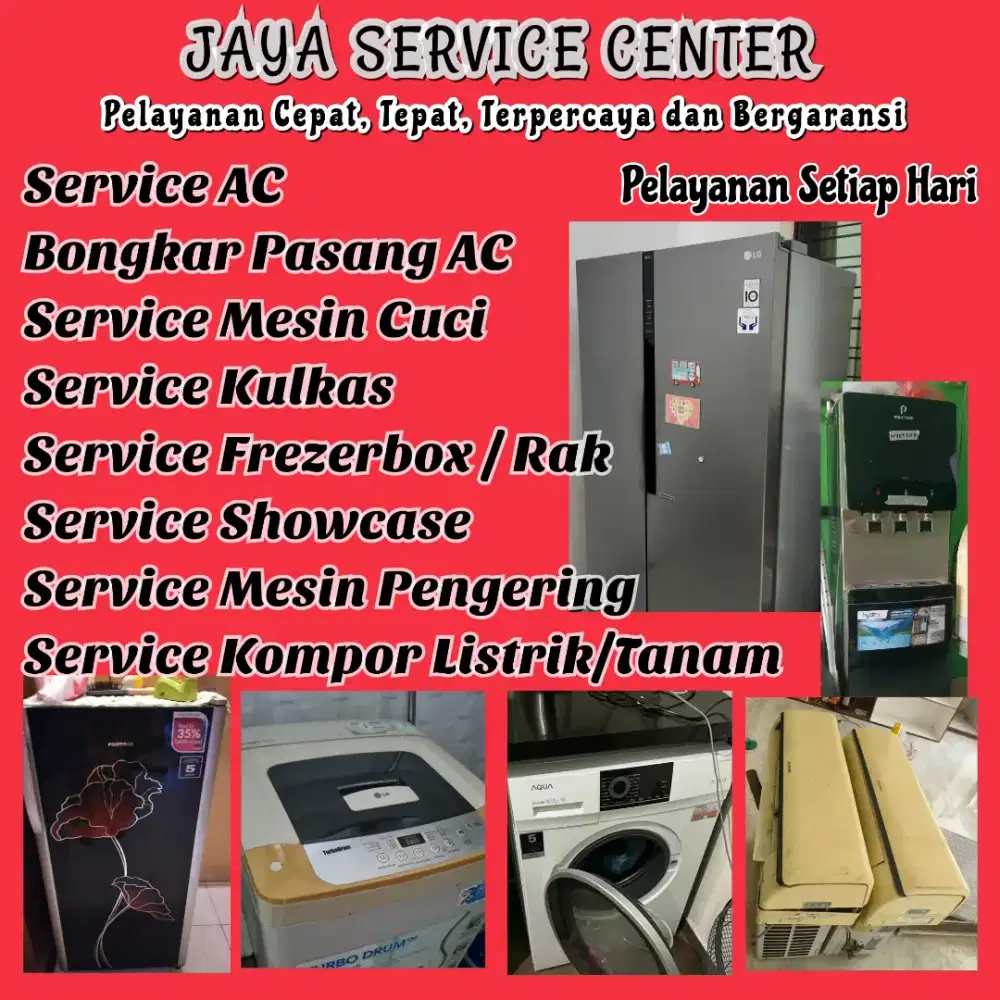 Service Kulkas Frezer Bongkar AC Pasang AC Servis Mesin Cuci AC Tandes
