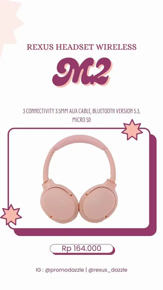 Headset bluetooth rexus M2