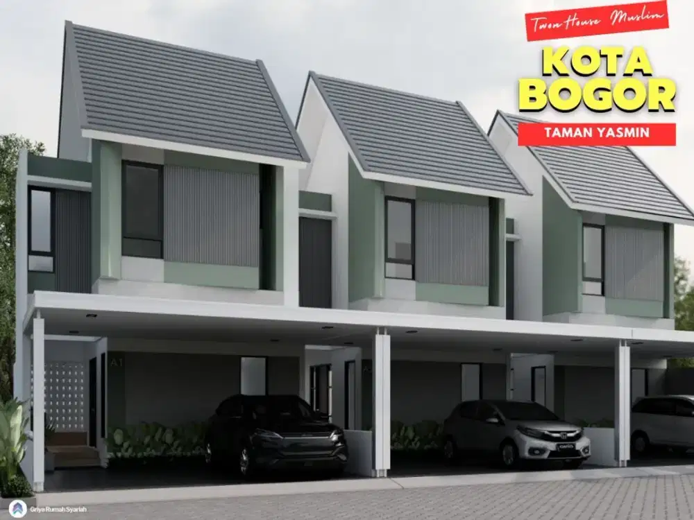 Dijual Rumah Syariah Kota Bogor Taman Yasmin, dekat Masjid, TOL bebas Banjir