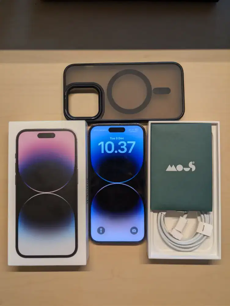 iPhone 14 Pro 256GB – Deep Purple (Fullset Mulus) - Ex Ibox/Digimap