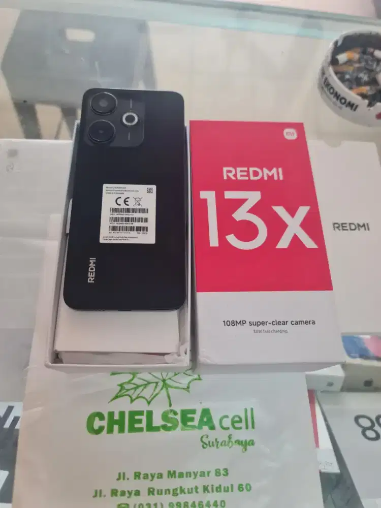 Murah hp Xiaomi Redmi 13x 8/256 mulus seperti baru grs resmi, bs TT