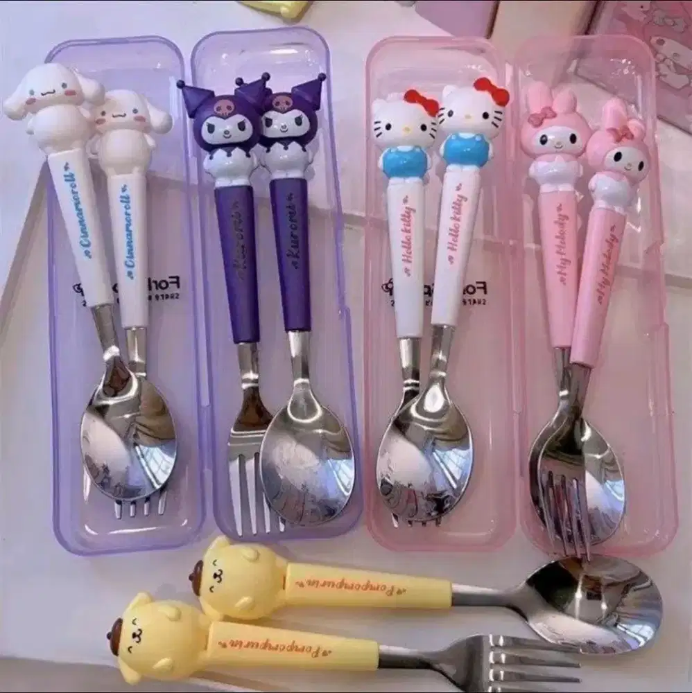 Set Sendok Garpu Sanrio Friends