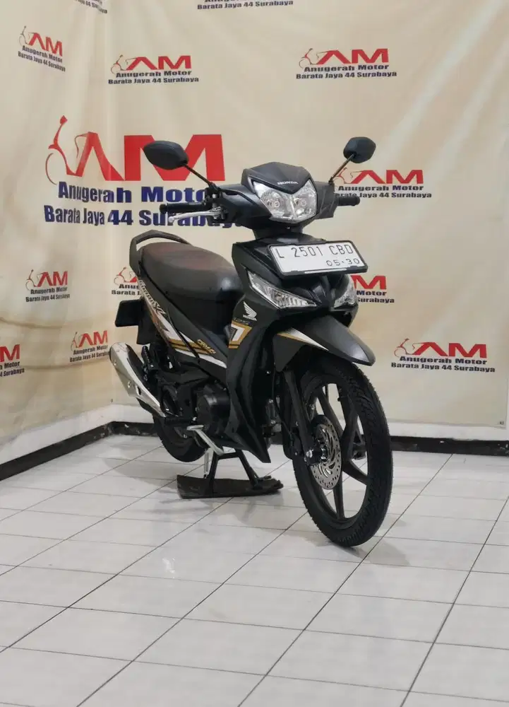 Km 1 Ribu New Supra x 125 fi tahun 2025 Hitam doff