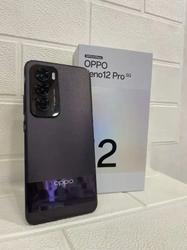 Oppo reno 12 pro 5G 12/512 grs resmi full set original