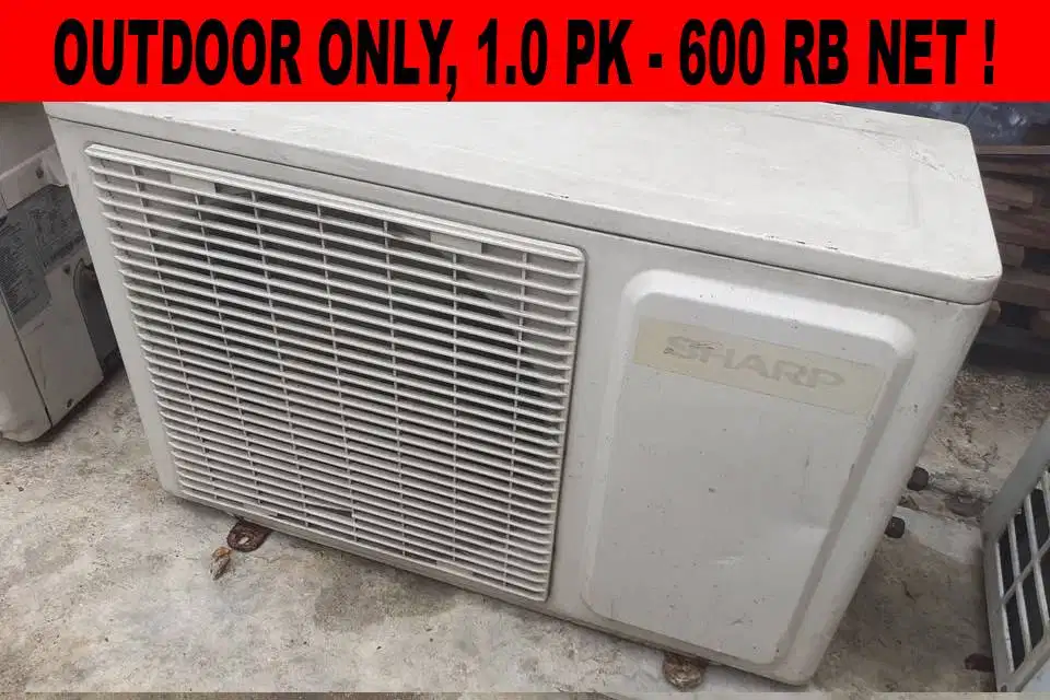 OUTDOOR ONLY, AC SHARP