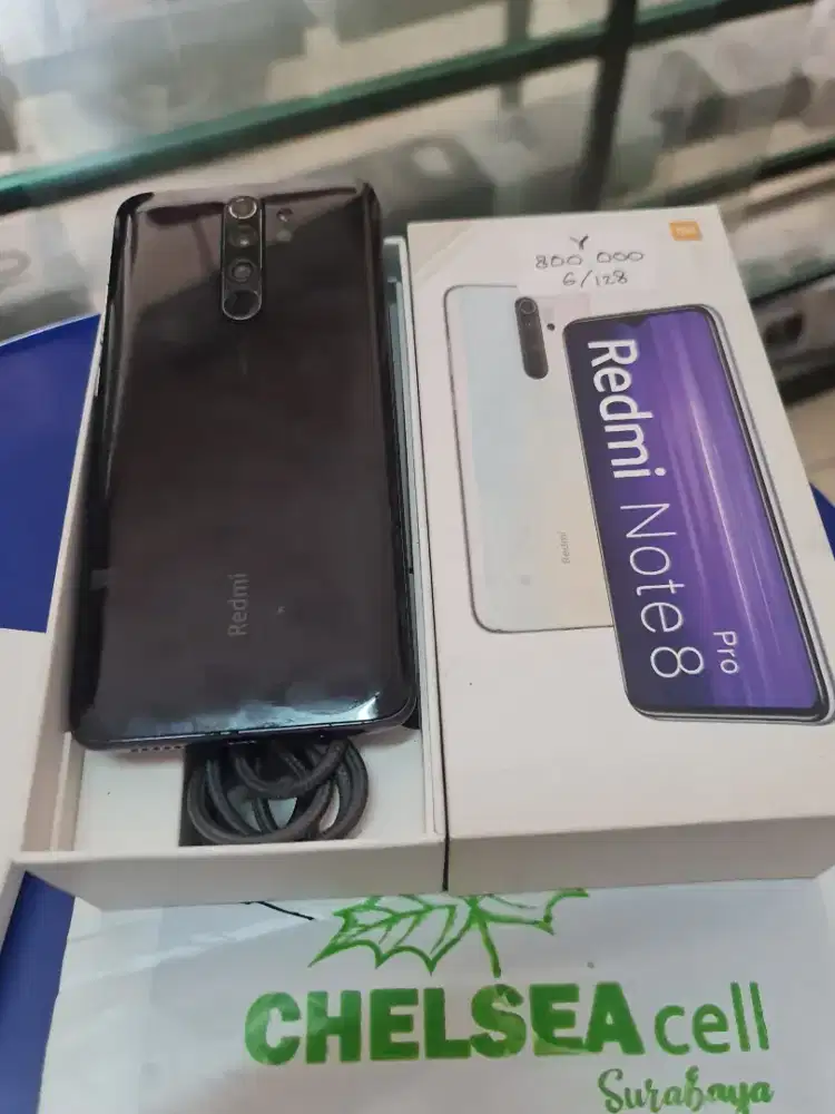 Murah hp xiaomi Redmi Note 8 pro 6/128 lkp, bs TT