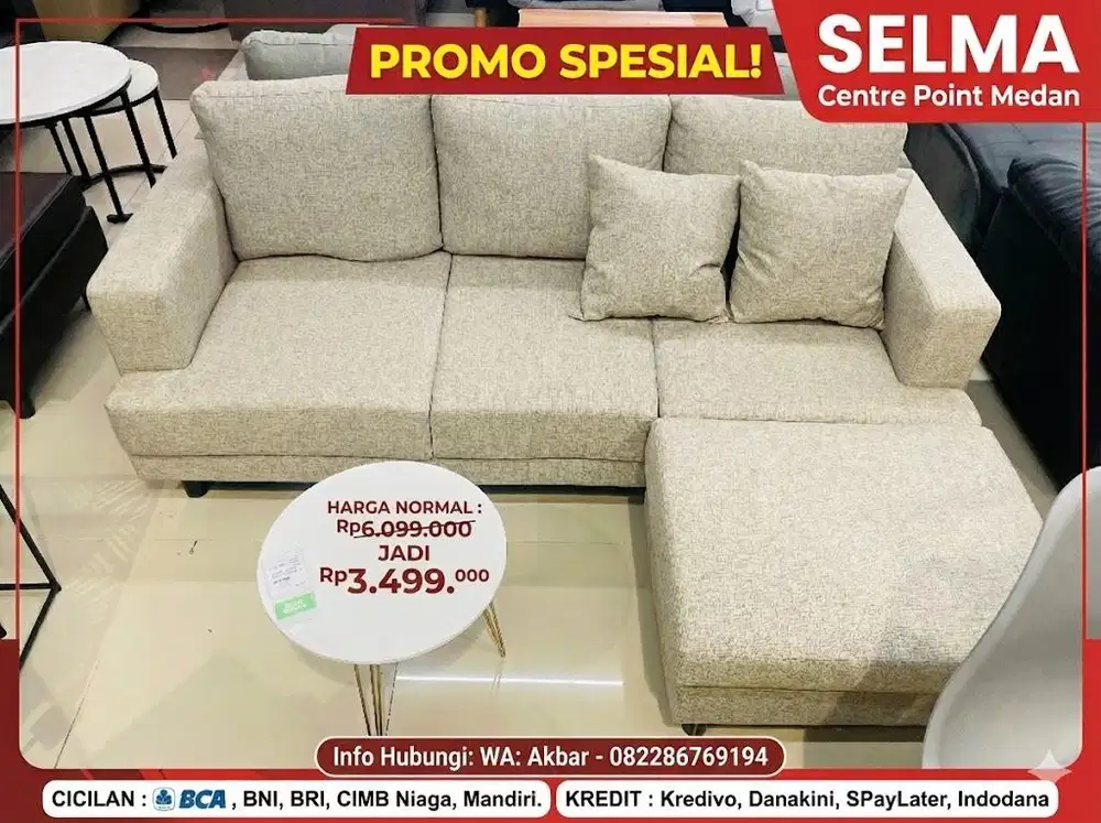 Sofa Glivel 3S+Otto Ash Brown