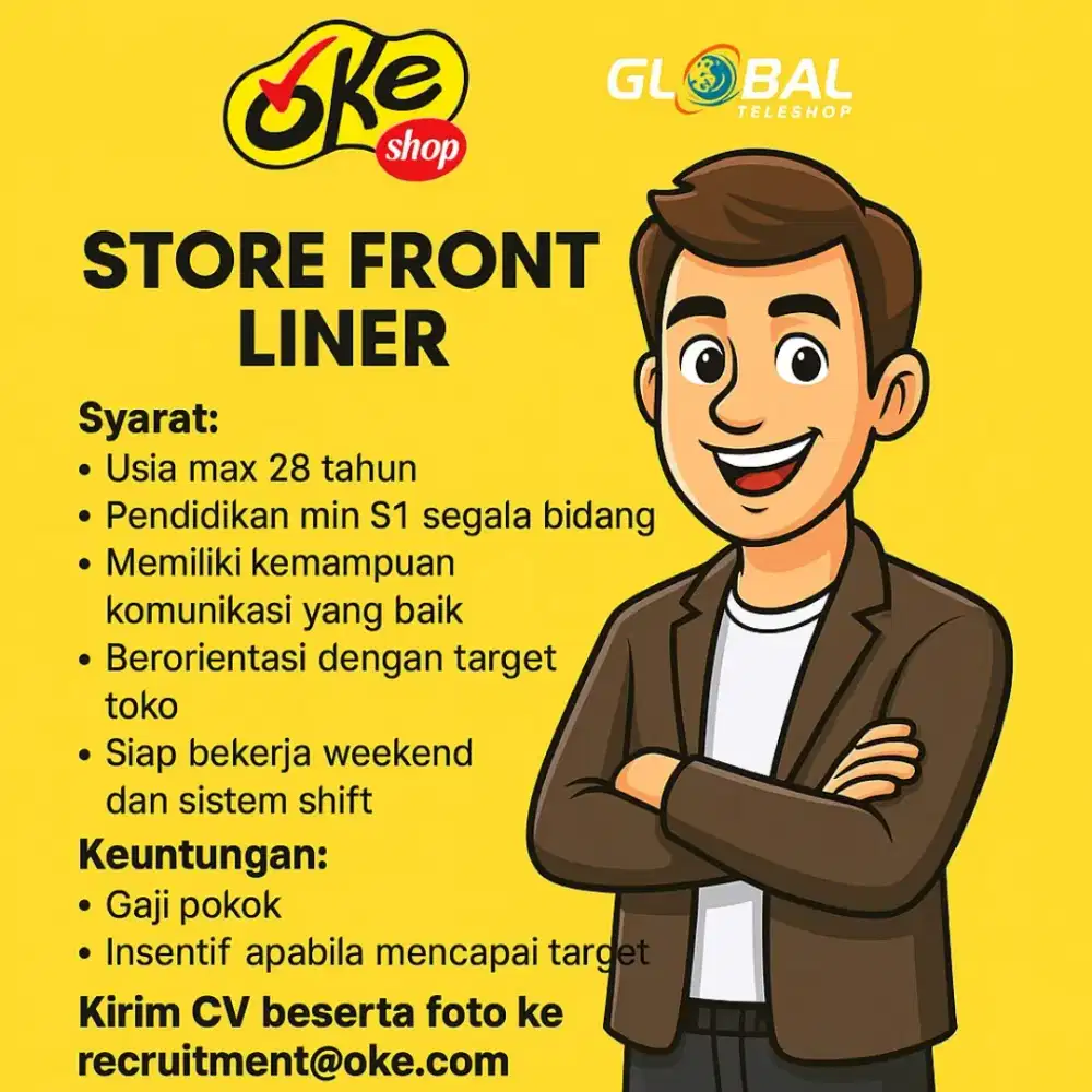 Store Front Liner Area Jakarta