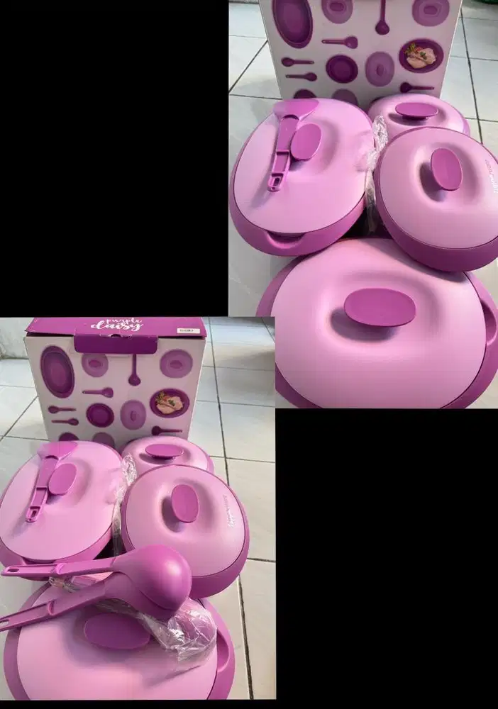 Tupperware purpel daisy