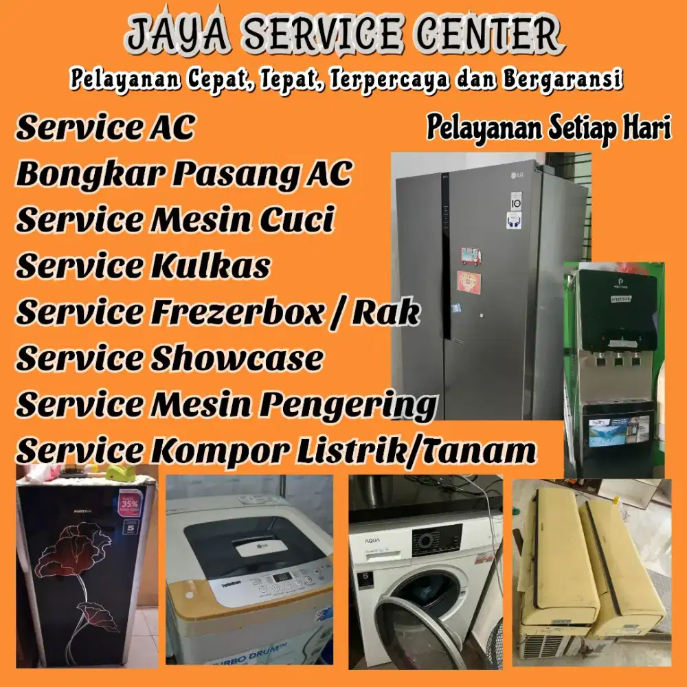 Service AC Kulkas Frezer Bongkar Pasang AC Servis Mesin Cuci Sidoarjo
