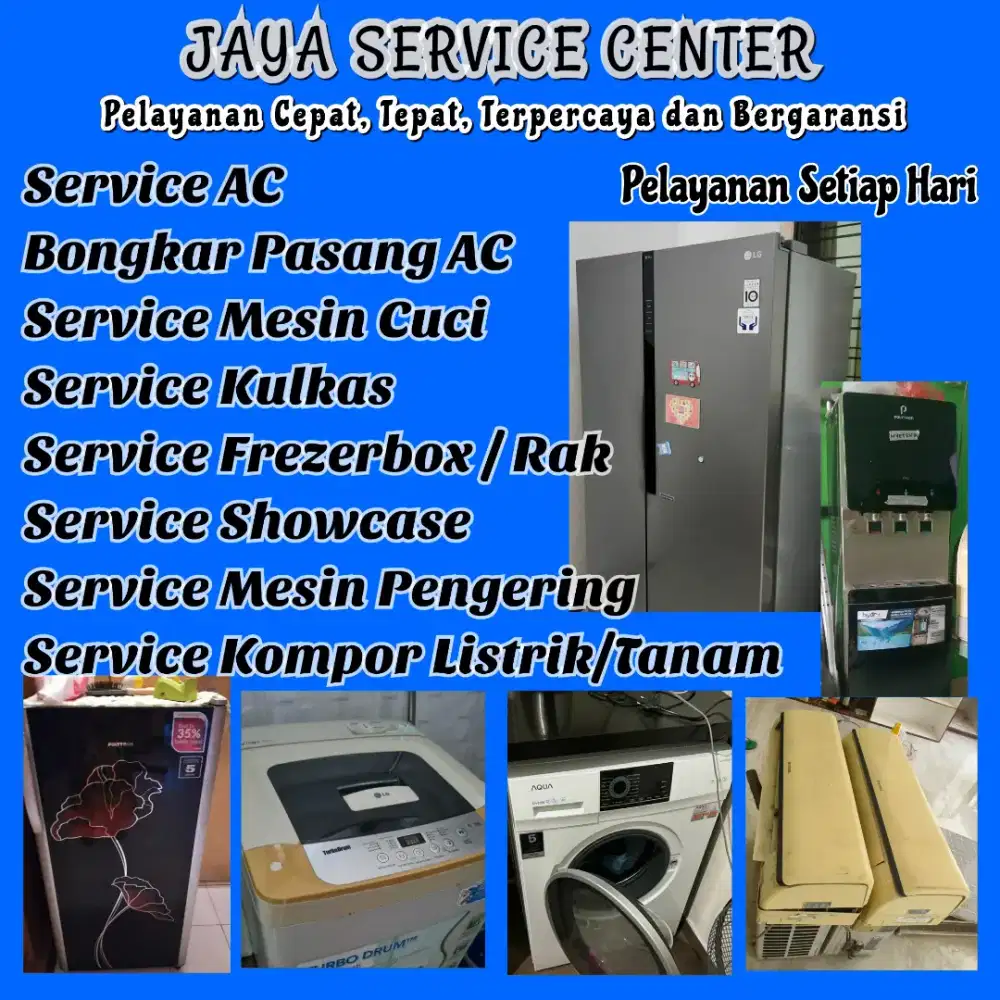 Service Kulkas Frezer Bongkar Pasang Servis AC Mesin Cuci Tanggulangin