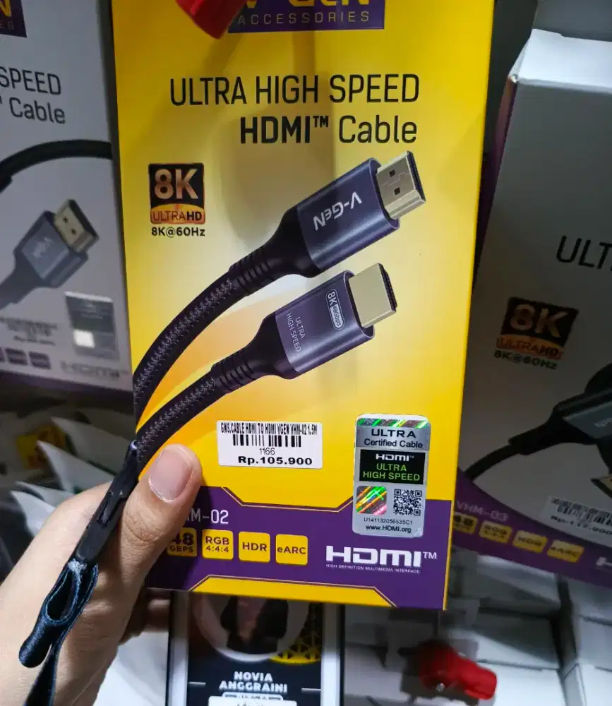 Cable HDMI to HDMI VGEN VHM-02 1,5M | ATLANTIS DAHSYAT