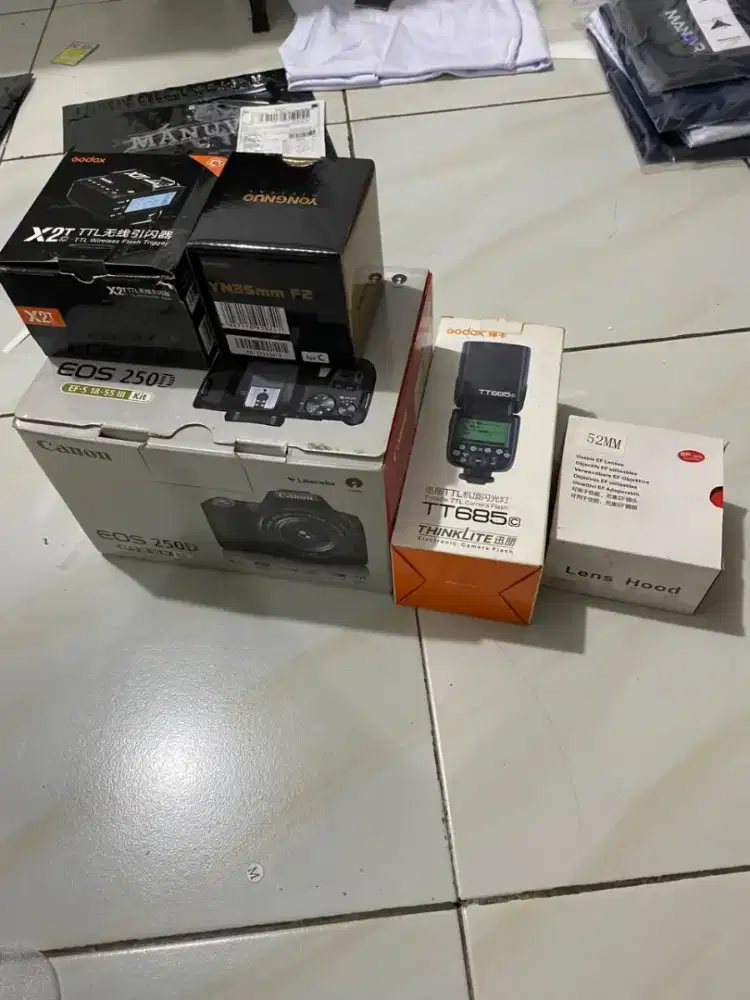 SET PAKET CANON 250D ISTIMEWA.