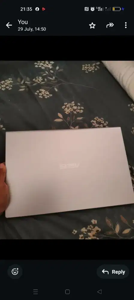 Laptop asus masih mulud