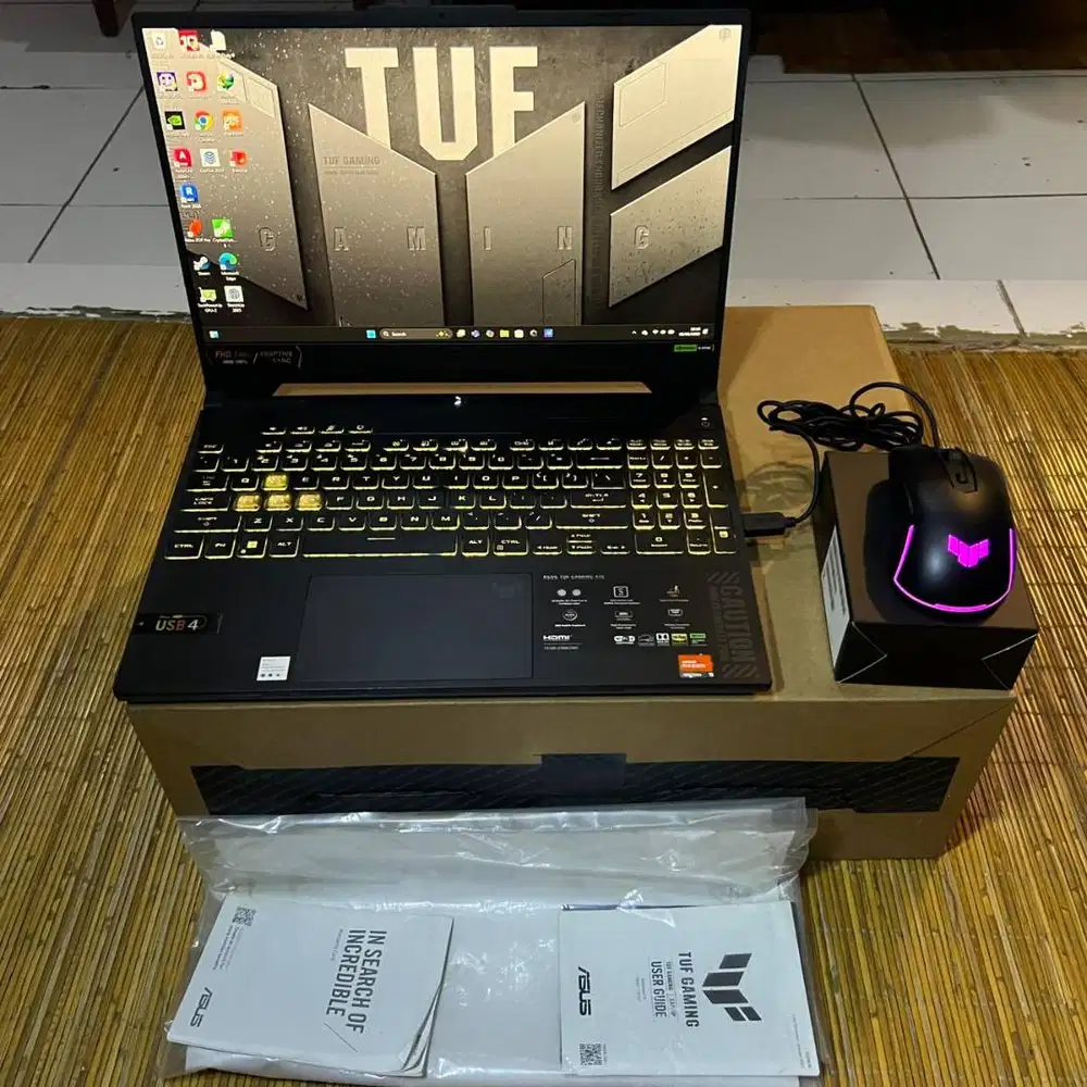 DIJUAL CEPAT LAPTOP ASUS TUF GAMING A15 FA507XU TAHUN 2024 !