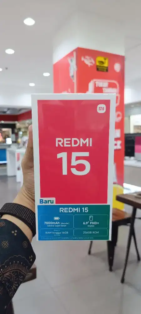 Redmi 15 Ram 8+8/256 garansi resmi Xiaomi bukan barang repack